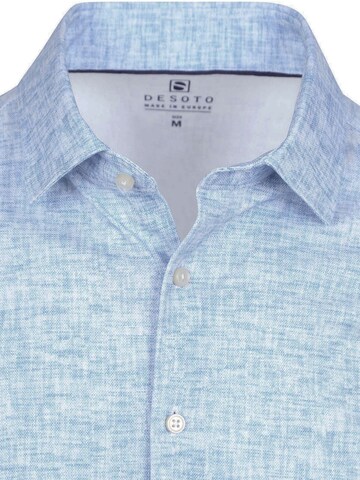 DESOTO Slim fit Overhemd in Blauw