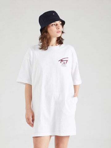 Tommy Jeans Kleid in Weiß: Vorderseite