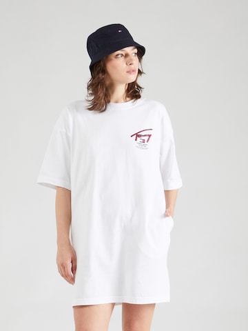 Tommy Jeans - Vestido em branco: frente