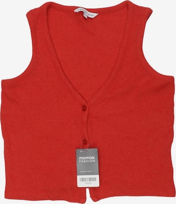 Calvin Klein Jeans Weste XS in Rot: Vorderseite