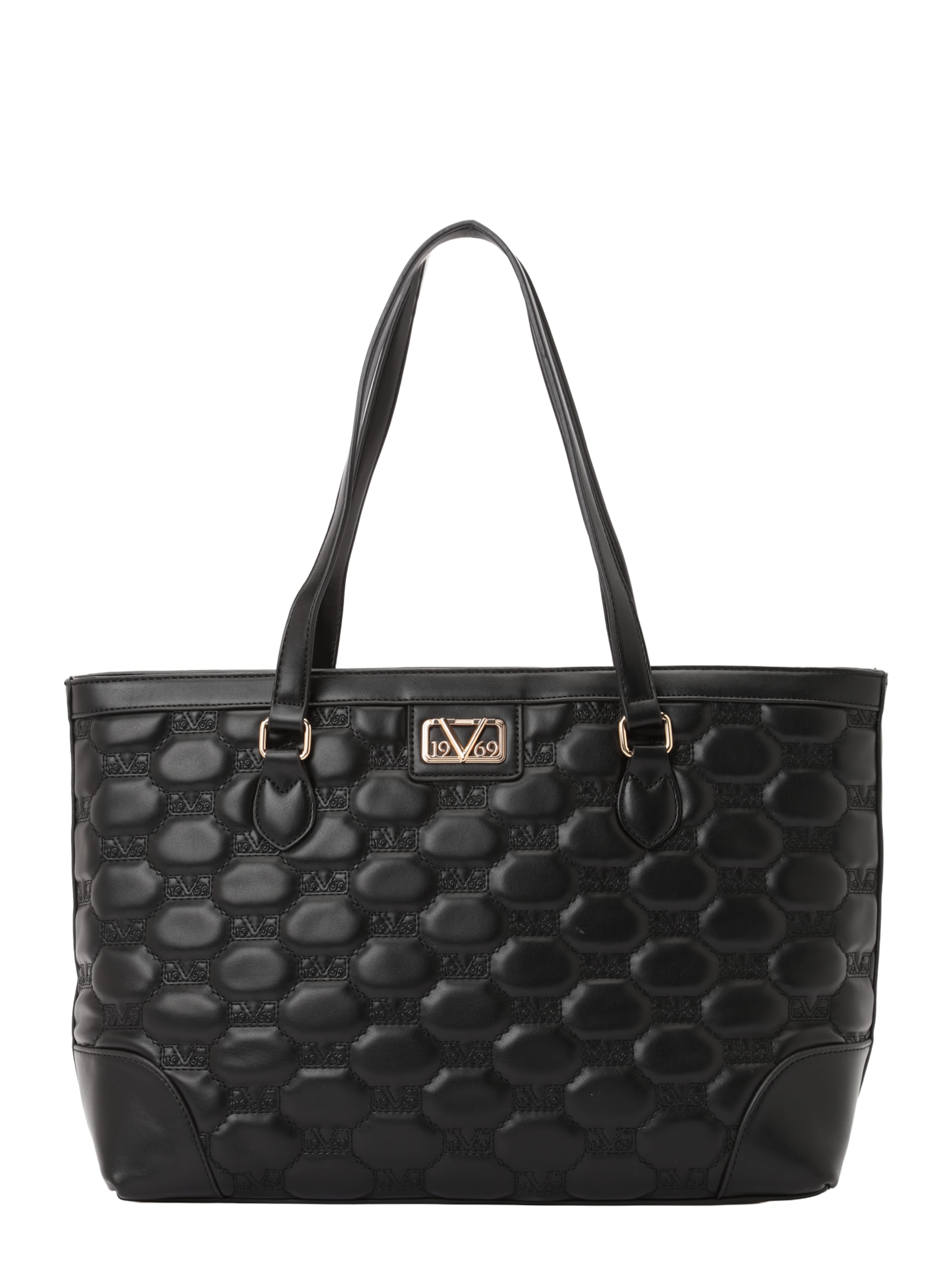 19V69 ITALIA Μεγάλη τσάντα 'Desiree' σε μαύρο: μπροστά