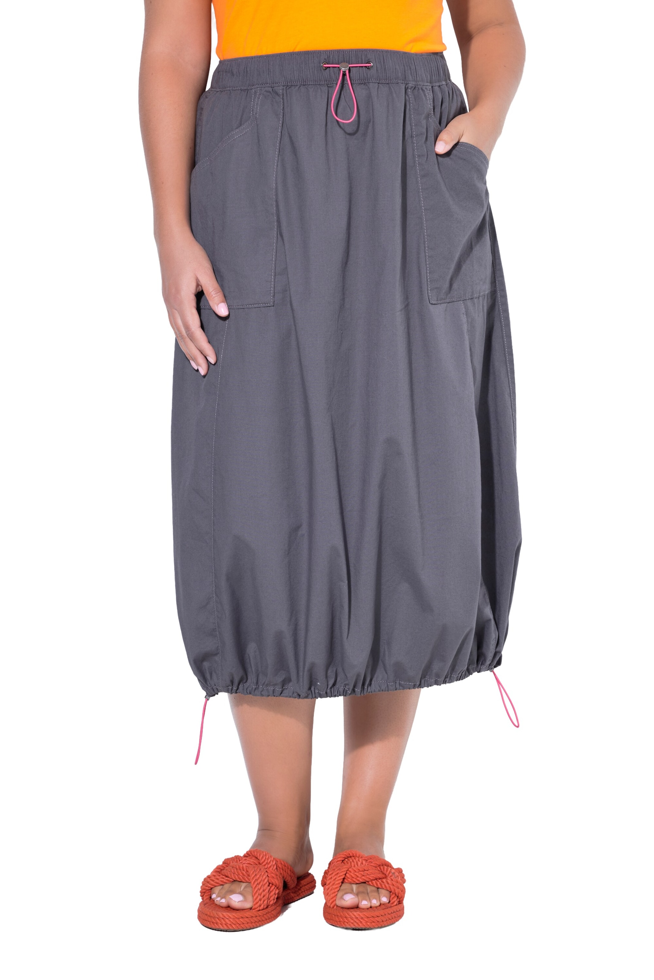 LAURASØN Rok in Grijs: voorkant