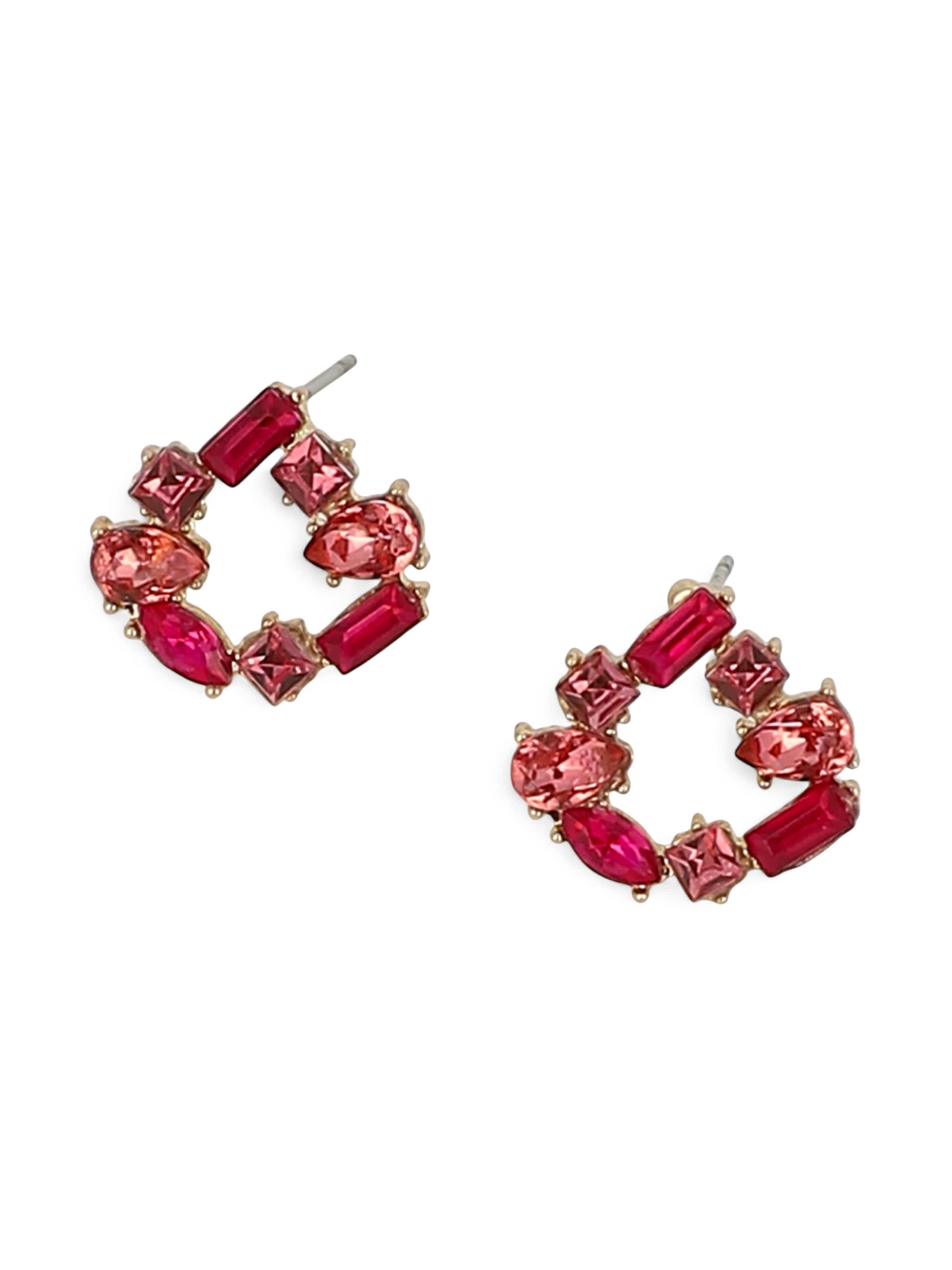 Boucles d'oreilles 'Arundhati' SOHI en rose : devant
