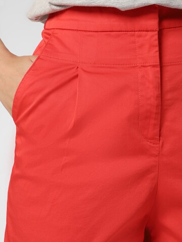 Regular Pantalon à pince ESPRIT en rouge
