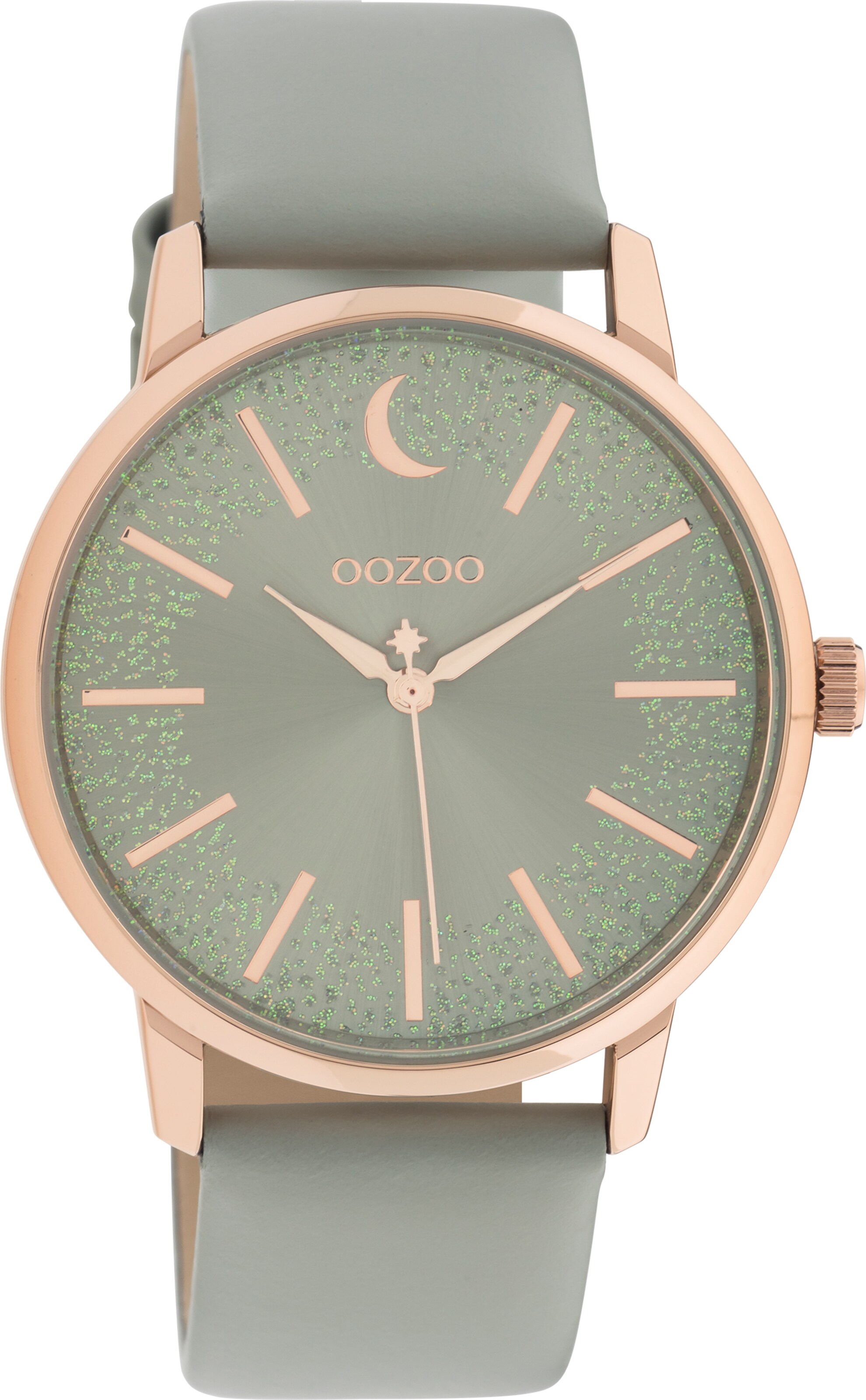 OOZOO Analog Watch in Gold: front
