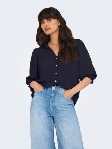 ONLY - Blusa 'ONLRAYA' en azul: frente