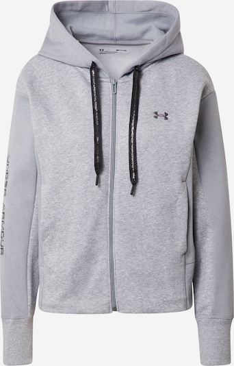 UNDER ARMOUR Functional fleece jacket 'Rival' in Grey / mottled grey, Item view
