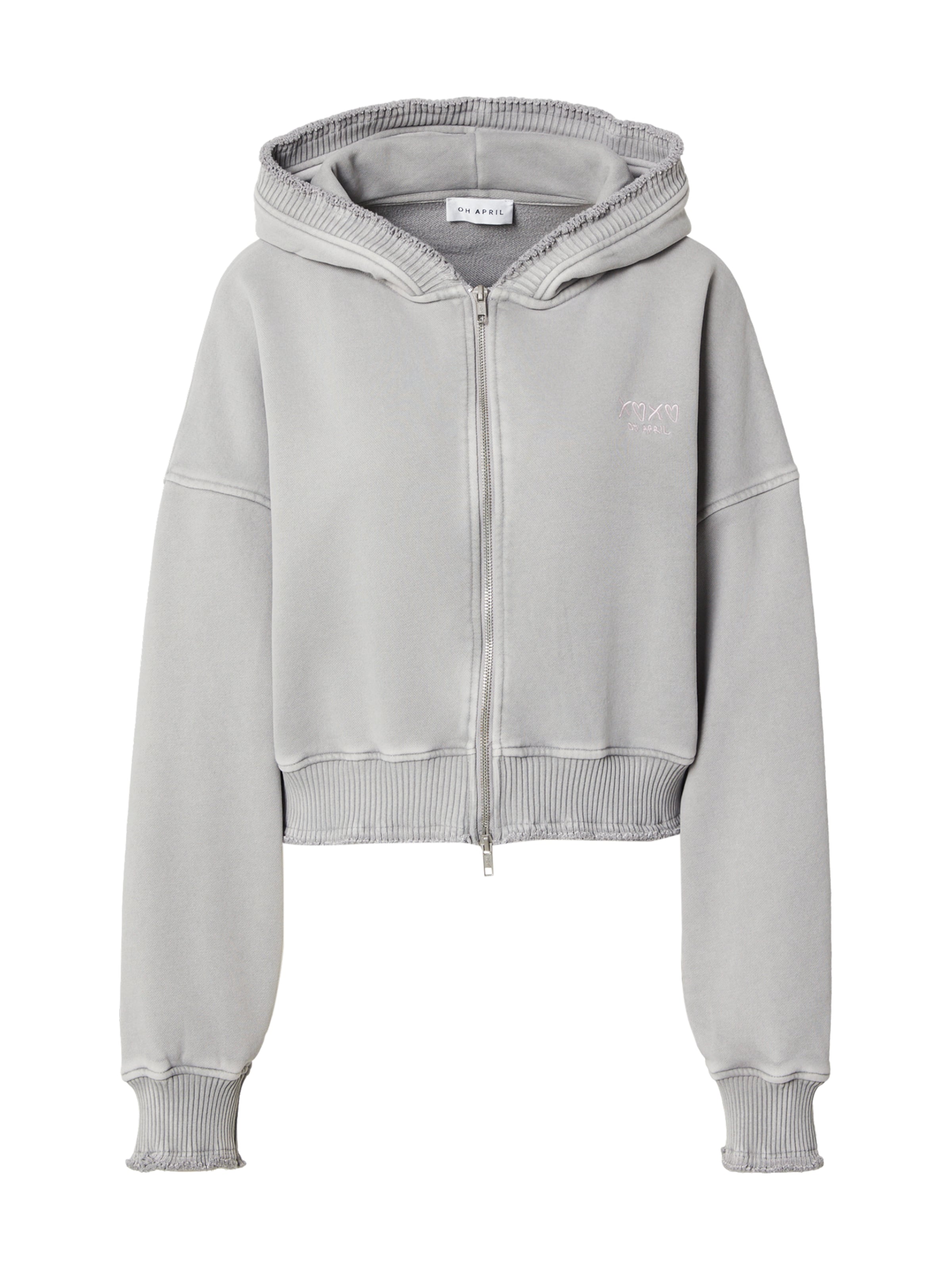 OH APRIL Collegetakki 'Rosina' värissä harmaa: etupuoli