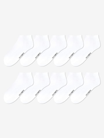 Occulto Ankle Socks 'Manu' in White