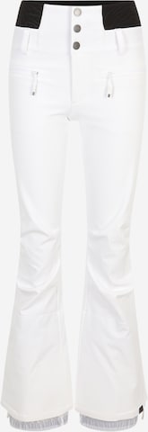 Skinny Pantalon de sport ROXY en blanc : devant