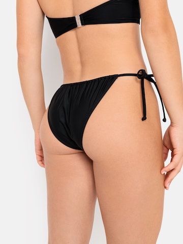 melns LSCN by LASCANA Bikini apakšdaļa 'Gina': no aizmugures