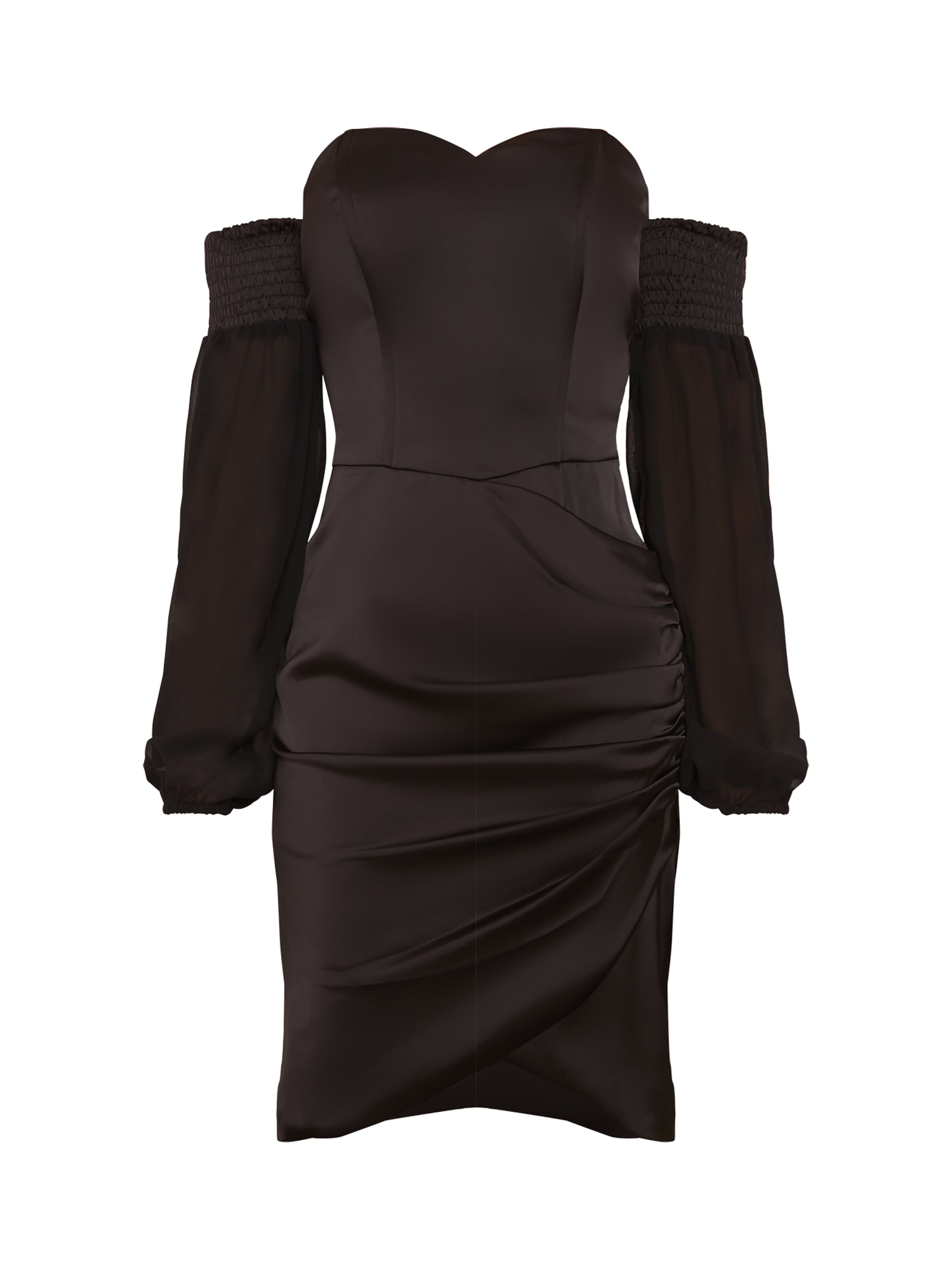 Chi Chi London Šaty ' Figurbetont ' – černá: přední strana