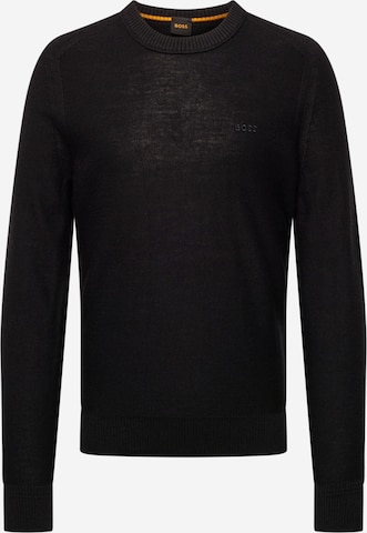 BOSS Orange Pullover 'Avac' in Schwarz: predná strana