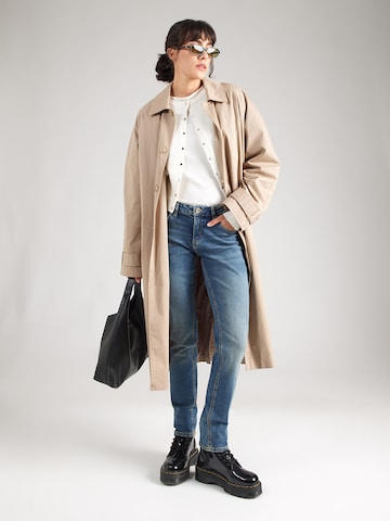 QS Слим Джинсы 'Catie' в Синий