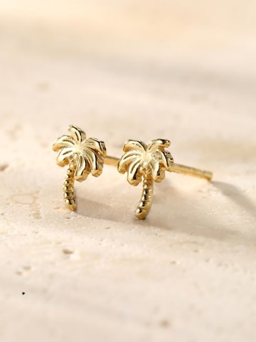 Orecchini 'Palm Tree' di Hey Happiness in oro