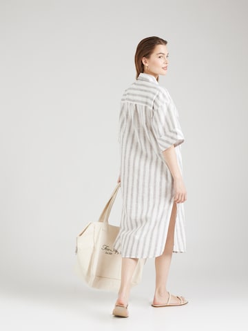 KnowledgeCotton Apparel Shirt dress in Brown