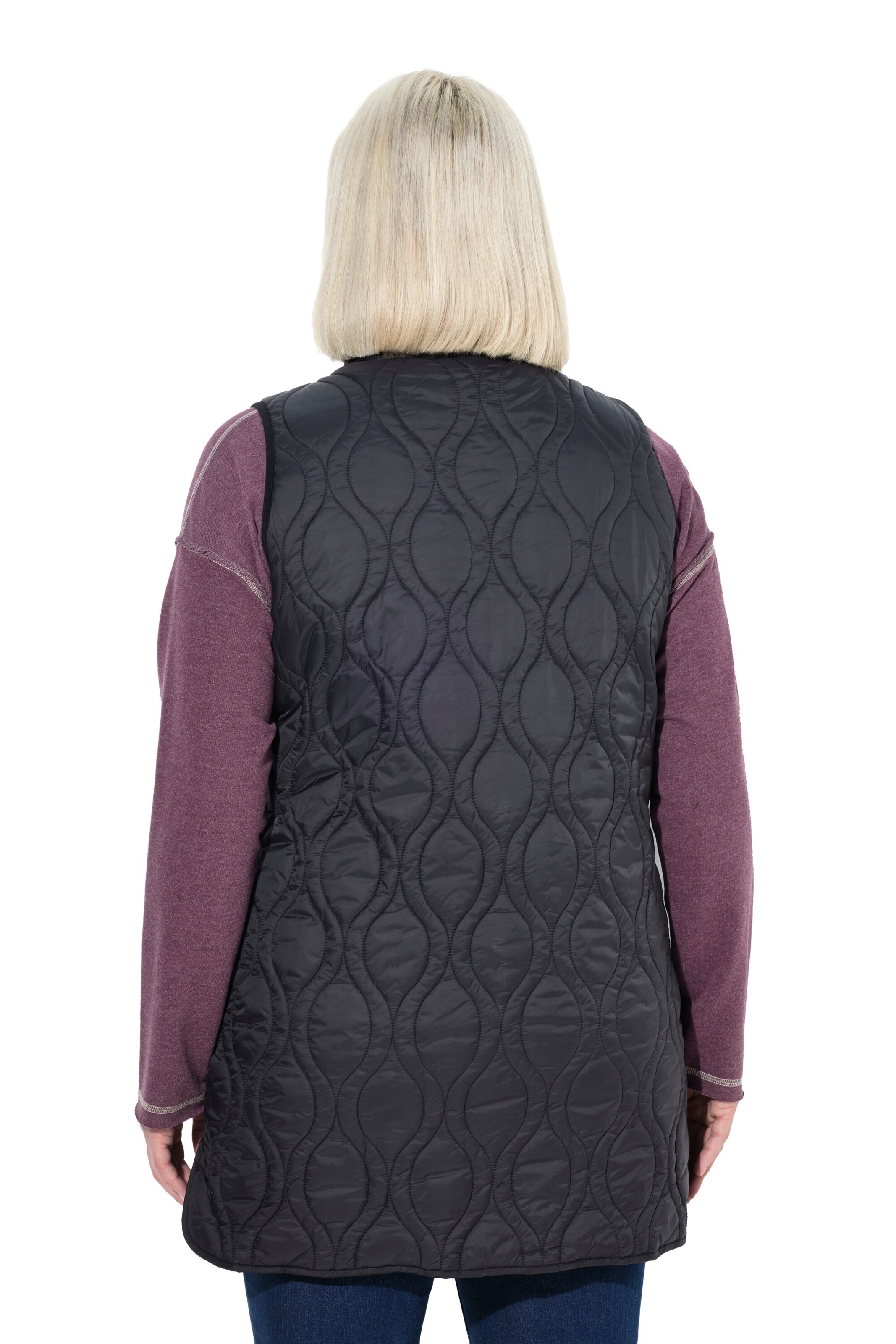 Ulla Popken Vest in Black