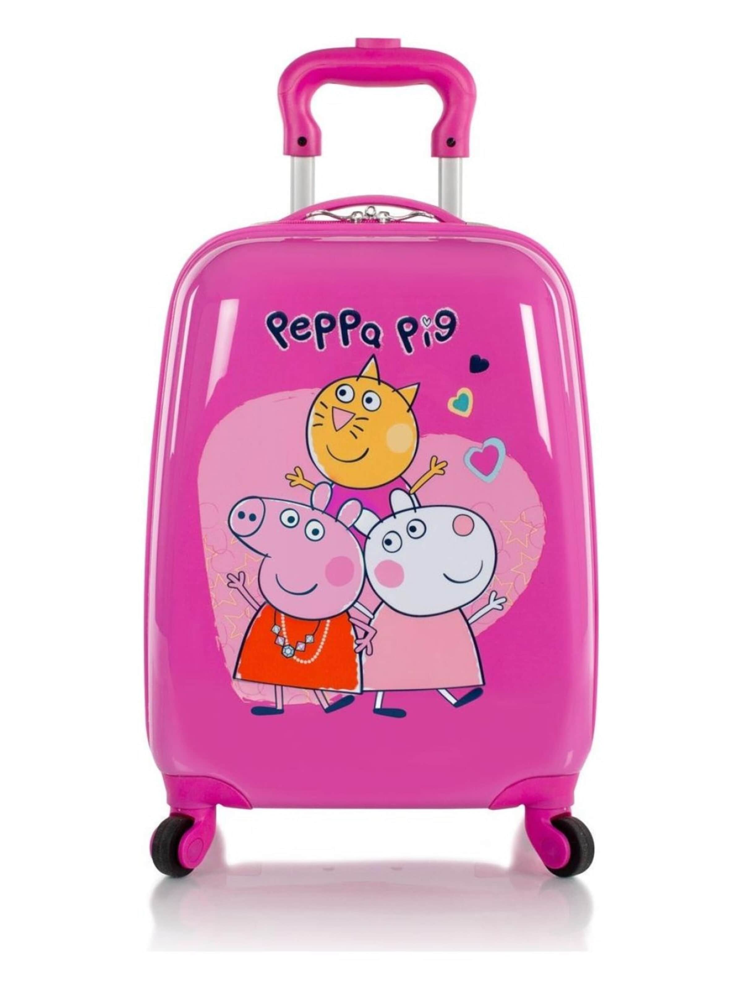 Heys Suitcase in Pink: front