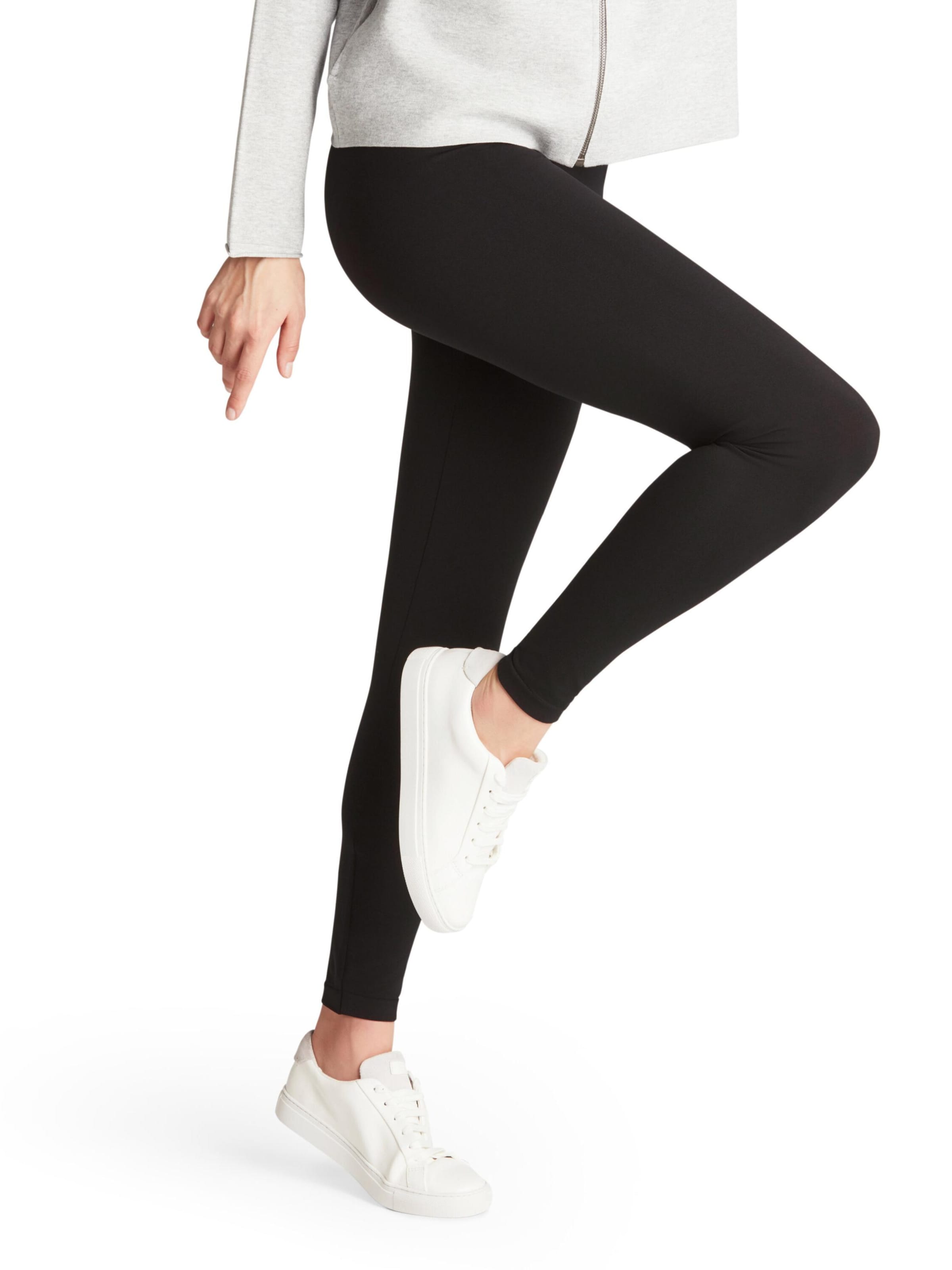 FALKE Skinny Leggings 'Seamless' in Black