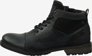 BULLBOXER Lace-Up Boots in Black