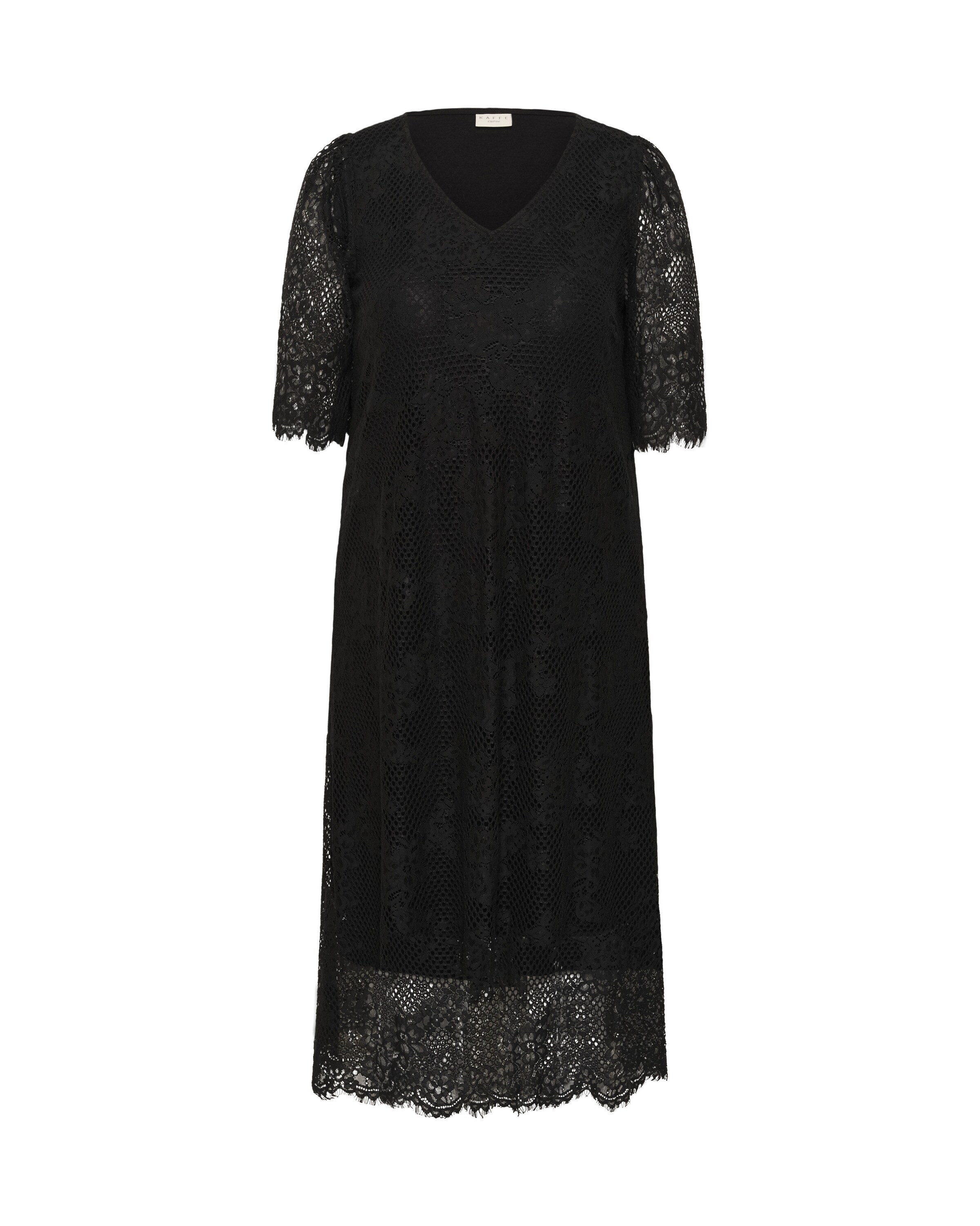 KAFFE CURVE Dress 'KCCarley' in Black: front