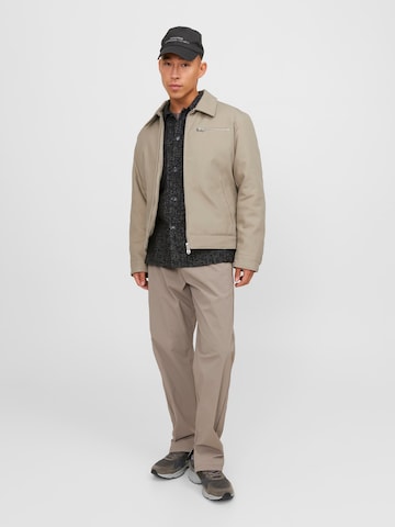 JACK & JONES Between-Season Jacket 'Collective Worker' in Beige