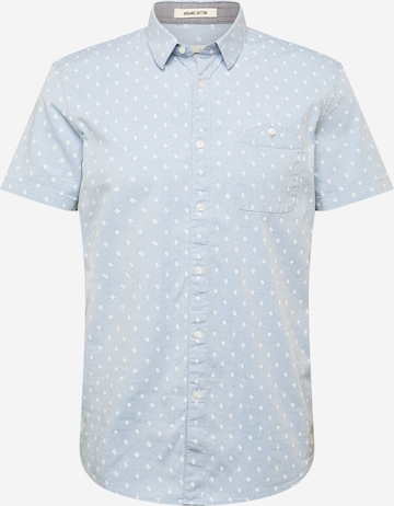 TOM TAILOR DENIM Regular fit Button Up Shirt in Blue: front