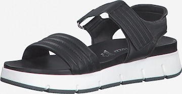 MARCO TOZZI Strap Sandals in Black: front