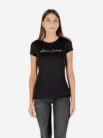 Maglietta 'XW001457 AF10356' di ARMANI EXCHANGE in nero: frontale