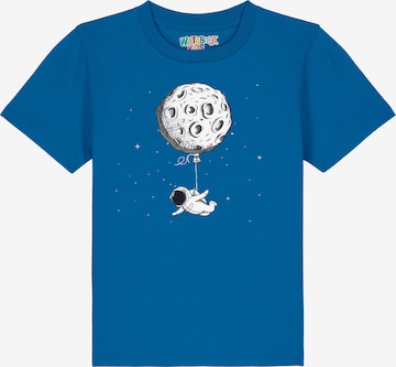 watabout.kids Shirt 'Funny Spaceman' in Blue: front
