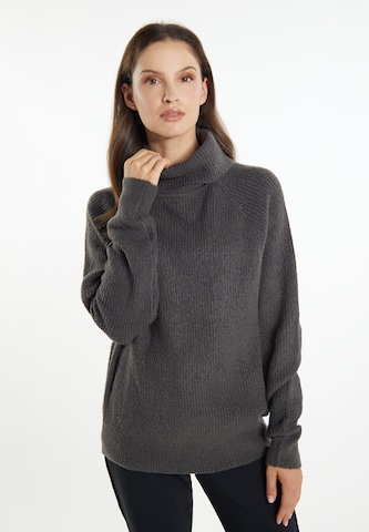 Pull-over usha WHITE LABEL en gris : devant