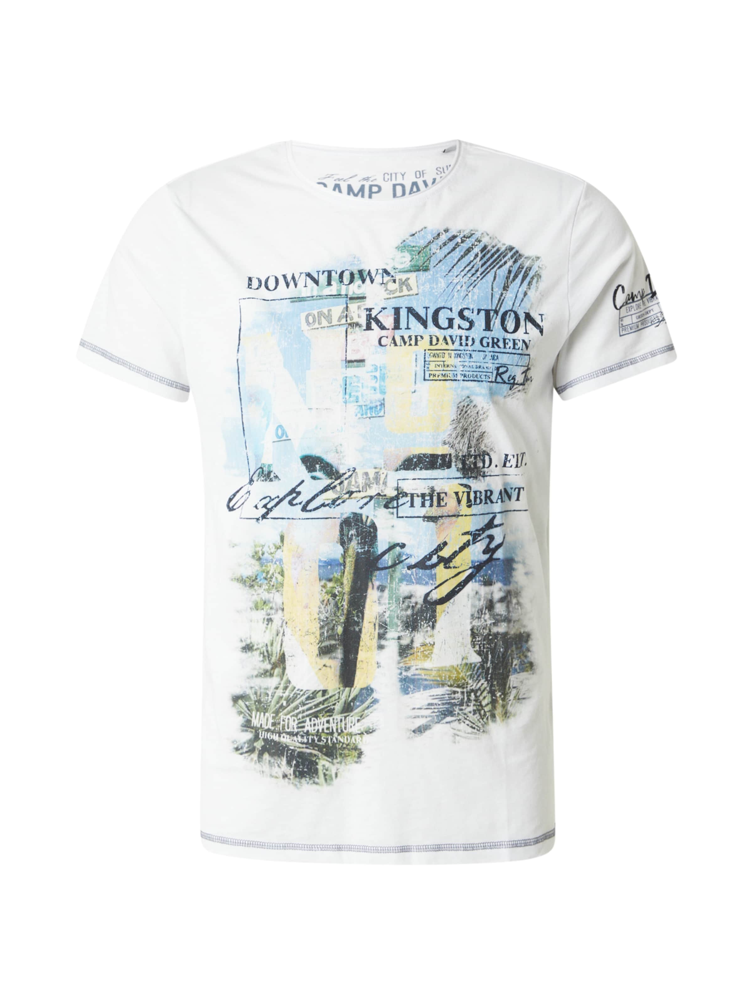 CAMP DAVID Футболка в Белый: спереди