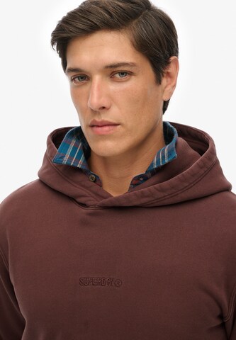 Sweat-shirt Superdry en marron