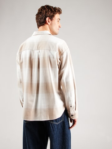 JACK & JONES Comfort Fit Skjorta 'JCOREFLEX DARREN' i beige