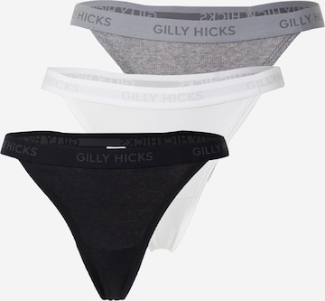 Gilly Hicks Thong in Grey: front