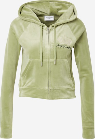 Juicy Couture Sweatjakke 'MADISON 'ALL HAIL JUICY'' i grøn: forside