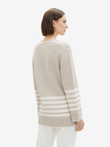 TOM TAILOR Pullover in Beige