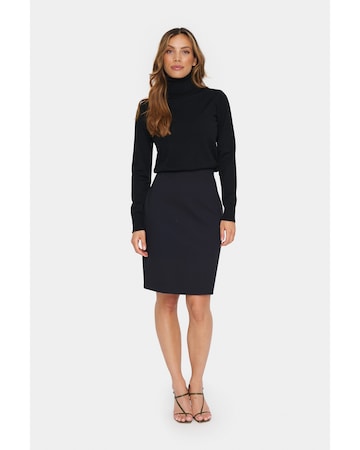 SAINT TROPEZ - Saia em preto: frente