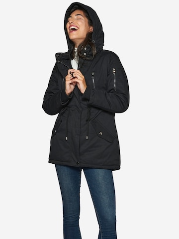 KOROSHI - Parka de inverno em preto: frente