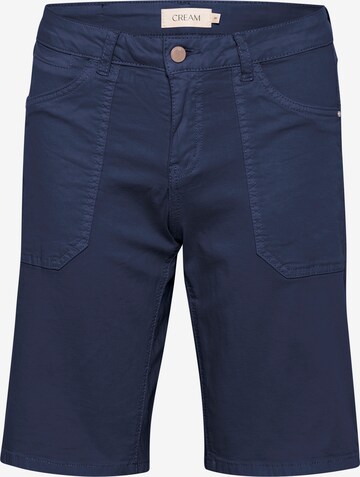 Cream Regular Shorts 'Ann' in Blau: predná strana
