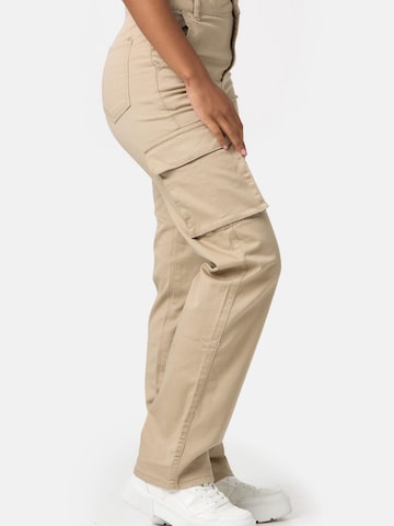 Worldclassca Loose fit Cargo Pants 'Damen Cargohose Freizeithose' in Beige