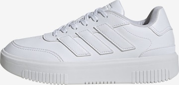 Baskets basses 'Courtblock Bold' ADIDAS SPORTSWEAR en blanc : devant