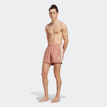 ADIDAS ORIGINALS Board Shorts 'Adicolor 3-Stripes' in Pink