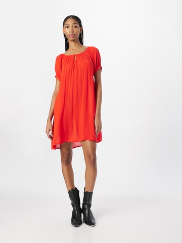 Kaffe Tunic 'Amber' in Red: front