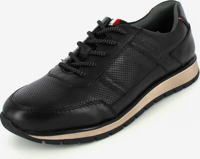 DANIEL HECHTER Sneaker in rot / schwarz / weiß, Produktansicht