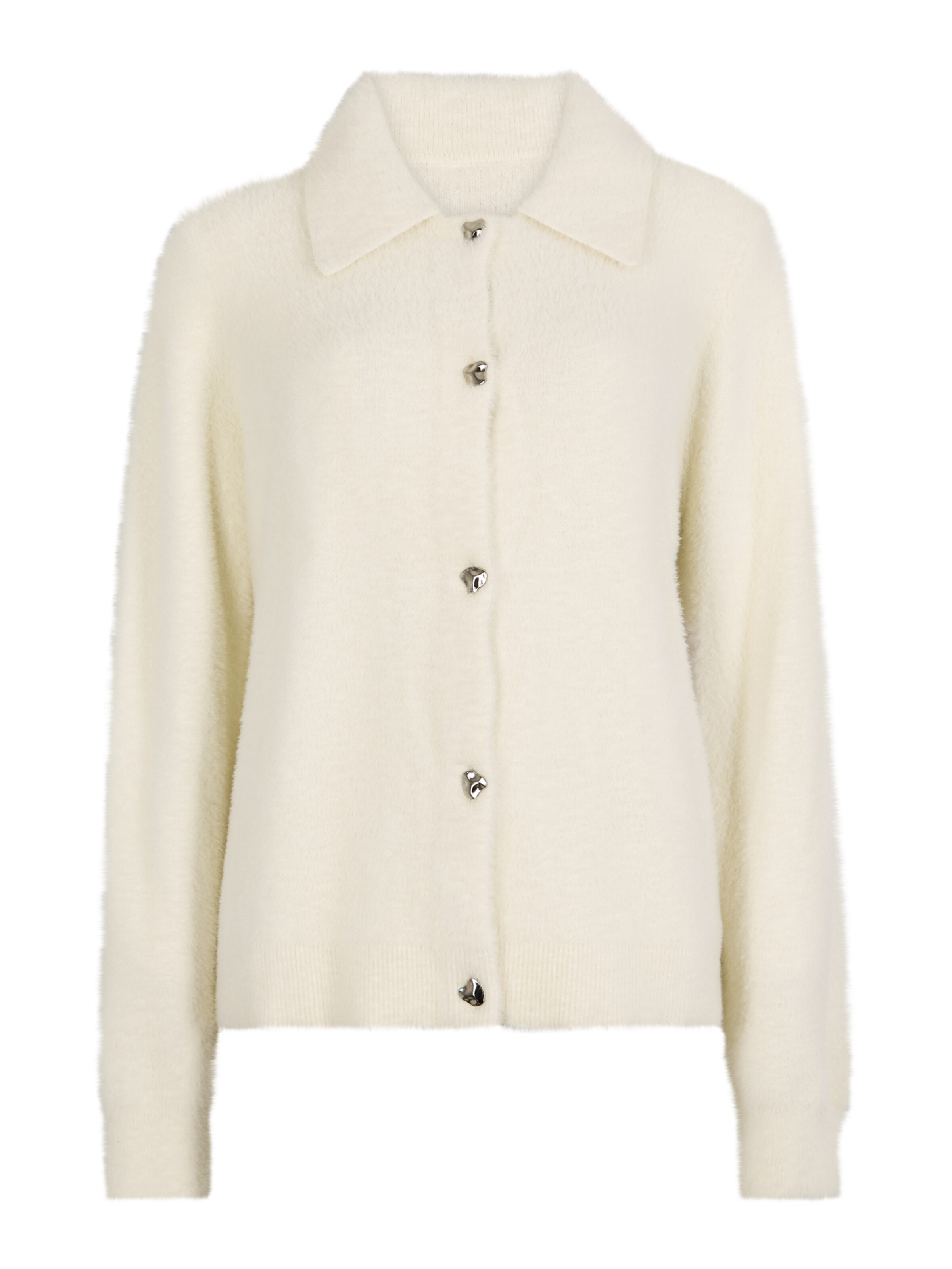 Cardigan ' ' Apricot en blanc : devant