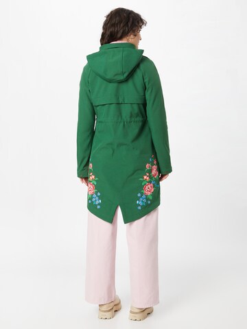 Cappotto funzionale 'Swallowtail Promenade' di Blutsgeschwister in verde