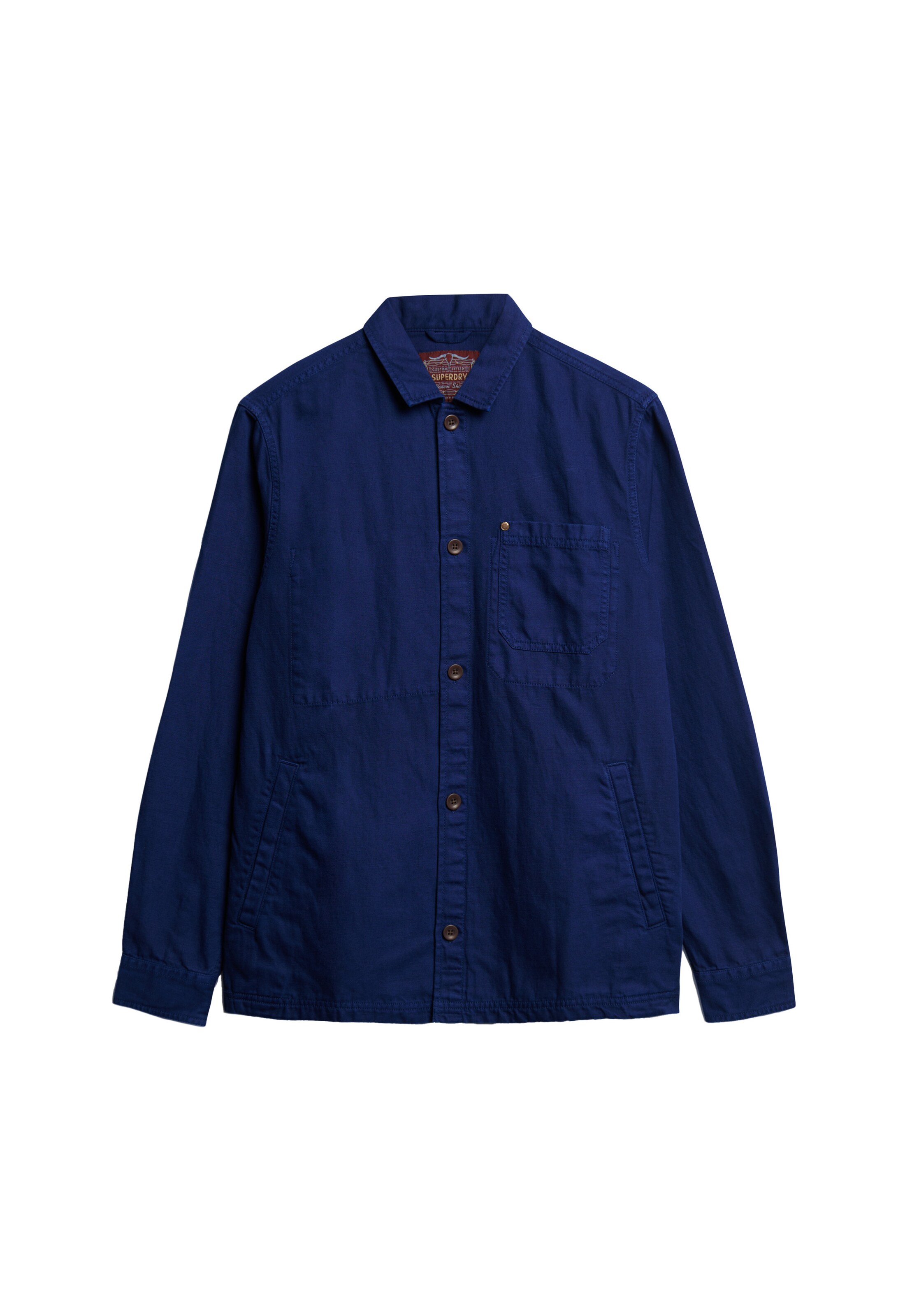 Superdry Veste mi-saison en bleu marine, Vue avec produit