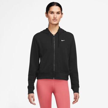 NIKE Sweatjacke 'ONE' in Schwarz: predná strana