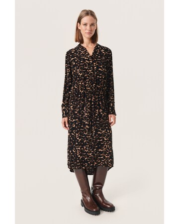 SOAKED IN LUXURY Shirt dress 'Zaya' in Brown